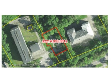 Kinnistu (elamumaa 100%) asukohaga Ida-Viru maakond, Kohtla-Järve linn, Järve linnaosa, Järveküla tee 37 (kogupind 1315 m2)